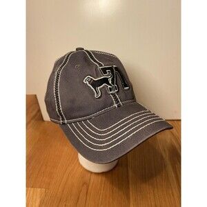 The Black Dog Hat Cap Strap Back Gray Youth Baseball 71 Dog Patch Twill
